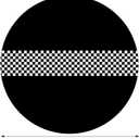 Oudain 3 Pcs Cars Birthday Party Supplies Racing Party Decorations Round Racing Tablecloth Checkered Flag Table Covers Road Plastic Table Cloth, 1950s Disco Dancing Party Tablecloth (Black)