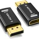AGVEE 2 Pack Display Port to HDMI 4K@30HZ Adapter, Alloy Shell DP Displayport PC to HDMI Display Coulper Converter, Backward Compatibile with 2K@60HZ 1080P@120HZ Full HDTV, Uni-Directional, Black