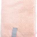 DIYEAH Coral Fleece Hair Drying Towel Wrap, Oversized Quick Dry Cap for Women, Super Absorbent Pink Microfiber Turban for Bath and Travel