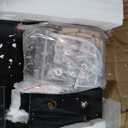 Little Tree 63-Inch Long Console Tables for Entryway, Large Sofa Table Behind Couch, Wooden Entry Foyer Hallway Table, Modern Console Sofa Tables for Living Room, Black