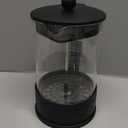 Bodum 34oz Brazil French Press Coffee Maker, High-Heat Borosilicate Glass, Black - Made in Portugal