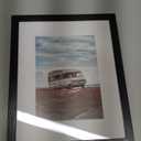 PEALSN 8x10 Picture Frame Set of 6, Black Picture Frames with HD Plexiglass,Wall Gallery Photo Frames for Wall Mounting or Tabletop Display, Black Woodgrain