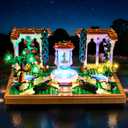 LED Lighting Compatible with Lego Fountain Garden 10359, Light Kit Compatible with Lego 10359 Fountain Garden, NOT Included The Model Set (Standard Version)