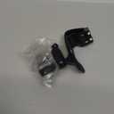 Car Phone Holder, 360 Degree Rotation Clip-on Dashboard Phone Holder, Multifunctional Mobile Phone Mount for Sun Visor & Rearview Mirror, Universal for 4-7 Inches Smartphones (Black)