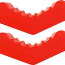 3Ton Car Jack Stand Rubber Pad Red Trolley Support Block Lifting Lift Frame Rail Pinch Protector Guard Anti-Slip Floor Cushion