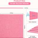 12Pcs Felt Bulletin Board, Upgraded Felt Wall Tiles with 48 Removable Adhesive Tabs & 30 Push Pins, Large Cork Boards for Walls, Perfect for Home, Office, School, DIY Vision Board