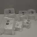 Acylic Riser Square Display Stand For Cupcakes, Arts and Crafts (Clear, 6P-4&5&6INCH)