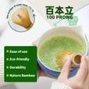 2 x Matcha Whisk Set,7 Pcs Matcha Set Blue,Matcha Kit for Ceremony,480 ML Ceramic Bowl(chawan) with Spout,Bamboo Whisk(100 prong) and Holder,Tradition Tea Set,Gift for Matcha Lovers
