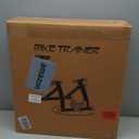 Bike Trainer, Magnetic Bicycle Stationary Stand for Indoor Exercise Riding, 26-29" & 700C Wheels, Quick Release Skewer & Front Wheel Riser Block Included (Black)