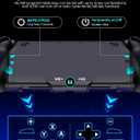 Spican Switch Controllers for Nintendo Switch/OLED Controller, Full-Size Switch Joy-pad for Better Handheld Mode, Switch Accessories Wireless Pro Controller with RGB Light/Battery/Turbo/Macro/4 Game Slot