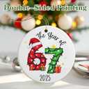 2025 The Year of Six Seven Christmas Ornaments | Funny 67 Meme Ornament | Gen Alpha Humor Ornament | 67 Gifts & Stocking Stuffer for Teen, Friends, Coworkers