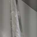 LazBlinds No Tools No Drill 1" Vinyl Mini Blinds, Cordless Blinds for Windows, Light Filtering Horizontal Window Blinds & Shades, 35" W x 48" H, White