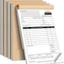 5 Packs Repair Order Book,2 Part Carbonless Repair Request Receipt Books,5.7 x 8.3 inch Work Order Form Receipt Book(50 Sets Each Pad)