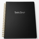 2026-2027 Planner - Planner 2026-2027 Weekly and Monthly, Jul. 2026 - Jun. 2027, 8" x 10", with Tabs, Thick Paper, Spiral Binding, Classic Black