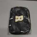 Graduation Gifts for Him - Crossbody Bag for Men, Sling Bag / Waist Pack for Travel & Sports, Initial White L, Black