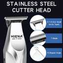 Hair Trimmer for Men, Zero Gapped Cordless Hair Clippers with Precision Blade, Rechargeable Barber Clipper with USB-C Charging
