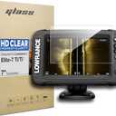 INNOSURE Premium Tempered Glass Screen Protector for Lowrance Elite-7 Ti & Elite 7 Ti2-7 Inch Touchscreen Fish Finders Accessories Anti Scratch (HD Clear)