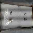 UGG Adalee Faux Fur Throw Blanket Luxury Lightweight Cozy Soft Throw for Couch Bed or Chair Hypoallergenic Machine Washable Double-Sided Fluffy Blanket Home Decor, 50-inch x 70-inch, Natural White