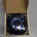 PHYSEN Wireless Doorbell Receiver, Plug-in Door Bell Receiver, 1300-feet Range, 58 Chimes Optional, 5 Level Volume with Mute Mode, LED Indicator, (ONLY for PHYSEN Doorbell Transmitters) (Black)