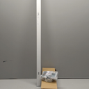 NICOR Lighting 4 Ft. White 3-Light Baffle 75W Track Lighting Kit Complete, H-Type [3-Wire] (10997WHBF)
