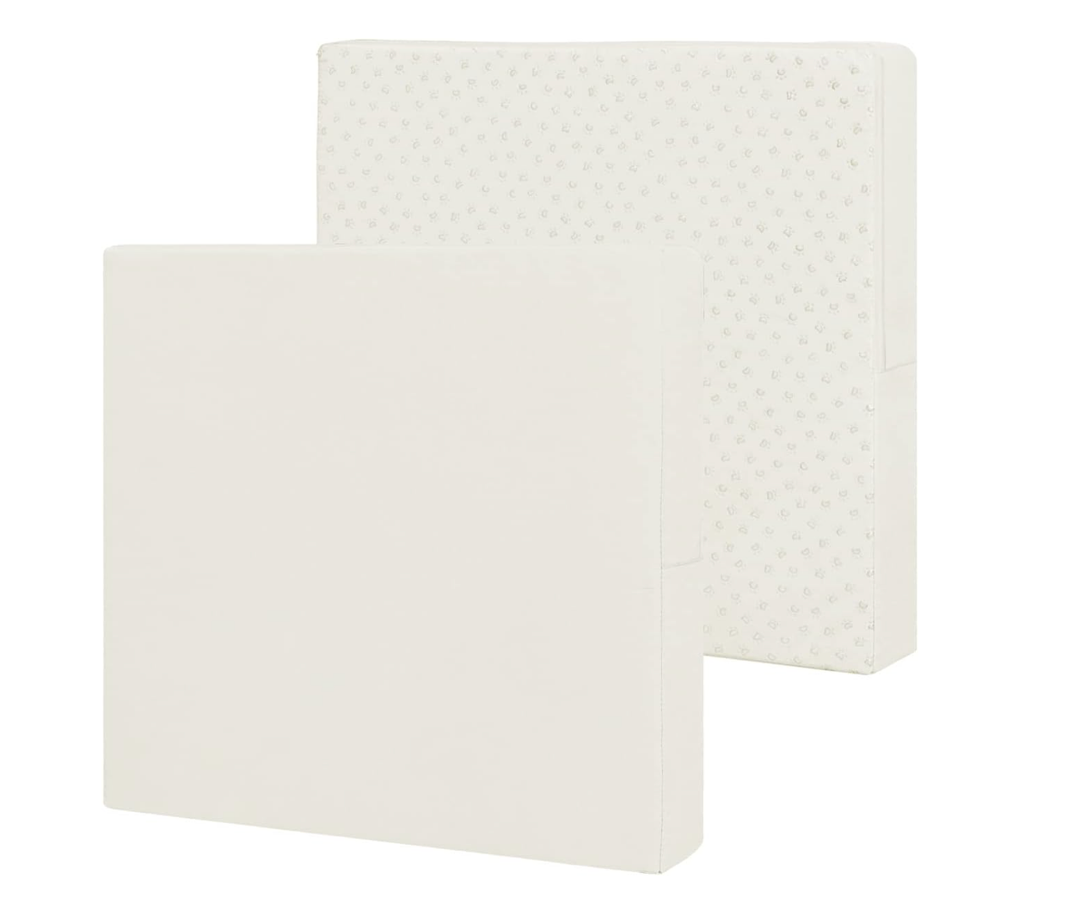 Easy-Going Waterproof Patio Cushion Covers 22x20x4 inch 2 Pack Replacement Non-Slip Outdoor Seat Cushion Slipcover with Zipper. Cream