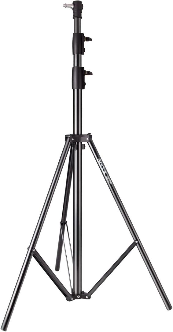 Godox Heavy Duty Aluminum Photography Light Tripod Stand for Studio Photography Lighting, Backgrounds, Monolights, Strobe Flash - 286CM, 112 Inches