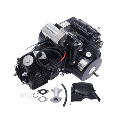 Fenjidrop Golf Cart Engine Swap Kit, 110CC 4-Stroke ATV Go Kart Engine Motor Replacement Kit, Air Cooled Semi Auto Transmission Electric Start for For 50CC 70CC 90CC 110CC Go Kart Atvs