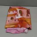 Princess Castle Backdrop 7Wx5H Photography Pink Goleden Balloons Pastel Cloudy Sky Cute Lovely Fantasy Pretty Beautiful Background Girly Party Decorations Banner Photo Booth Props Supplies