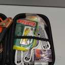 Car Emergency Kit with Battery Jumper Cables, Black