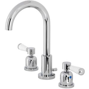 Kingston Brass FSC8921DPL Paris Widespread Bathroom Faucet, Polished Chrome, 10 x 5.38 x 10.06