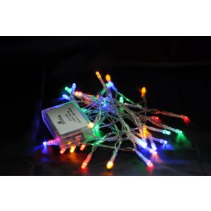 Karlling Battery Operated Christmas Lights,13 ft Short Clear Wire String Led Twinkle Fairy Light for Small Mini Xmas Tree and Wedding Party Indoor/Outdoor Decoration(Multicolor)
