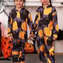 YEAXLUD Family Halloween Costume Onesie Pajamas Adult Matching Pajamas for Couples Pjs (L)