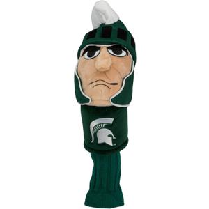 Team Golf NCAA Mascot Golf Club Headcover, Fits most Oversized Drivers, Extra Long Sock for Shaft Protection, Officially Licensed Product (Michigan State Spartans) Team Golf NCAA Mascot Golf Club Headcover, Fits most Oversized Drivers, Extra Long Sock for Shaft Protection, Officially Licensed Product (Michigan State Spartans)