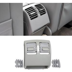 Gray Rear Air Vent Outlet Cover, Rear Center Console Air Conditioning Grille AC Vent Outlet Panel Replacement For Mercedes Benz C Class W204 2007-2013, E Class W207 COUPE 2010-2012