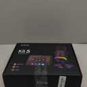 FIFINE Gaming Equipment Bundle, Dynamic XLR/USB Gaming Microphone Set with Streaming Audio Mixer for Podcast Recording Video Vocal, RGB Gamer Set with Volume Fader/XLR Interface for PC-AmpliGame KS5 (Black)