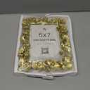 97 Decor Vintage Gold Picture Frames 5x7 - Fancy Gold Vintage Picture Frames 5x7, Cute Golden Ornate Frame 5 X 7, Decorative Antique Frame 5 By 7 For Tabletop And Wall Hanging, Antique Wall Decor (Ginkgo)