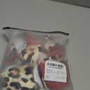 SOLY HUX Women's Plus Size Swimsuit Leopard Print Drawstring Front Bikini Sets Two Piece Bathing Suits (3X-Large Plus)