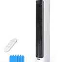 JRD 3-IN-1 Evaporative Air Cooler, 41" Portable Air Cooler with 3 Speeds, 5 Modes, Remote, 80° Oscillation Swamp Cooler with 12H Timer, Bladeless Tower Fan Cooling Fan for Bedroom Office Home