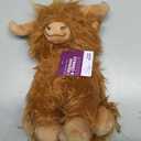 MULTIPETJumbo Highland Cow Size 8" (Assorted Colors) Dog Toy