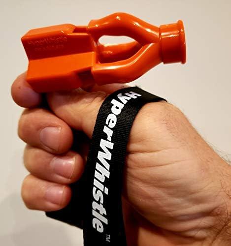 HyperWhistle The Original Worlds Loudest Whistle up to 142db Loud, Very Long Range, for Referee, Coaches, Instructors, Sports, Teachers, Life Guard, Self Defense, Survival, Emergency uses