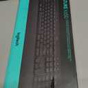 Logitech Signature K650 Comfort Full-Size Wireless Keyboard with Wrist Rest, BLE Bluetooth or Logi Bolt USB Receiver, Deep-Cushioned Keys, Numpad, Compatible with Most OS/PC/Window/Mac - Graphite
