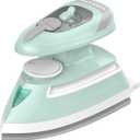 PIOMATIC Mini Travel Steam Iron for Clothes with Dual Voltage, Temperature Control, Non-Stick Soleplate and Cord Storage, Ideal for Sewing, Quilting and Handcraft