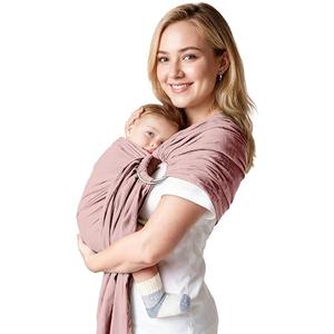 MISSWISDOM Baby Ring Sling Baby Carrier Newborn to Toddler Carrier (7-35 lbs), Baby Sling Carrier, Toddler Sling Carriers, Infant Wraps Carriers, Pink