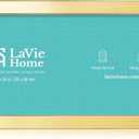 LaVie Home 10x20 Picture Frame Gold, Panoramic Picture Frame for Wall Decoration, Classic Gold Minimalist Style Suitable for Decorating Houses, Offices, Hotels（1 Pack）