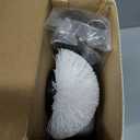 Electric Spin Scrubber- Ditch The Scrubbing! Long Handle Shower Scrubber with 9 Replaceable Heads - 2 Speed Cordless Brush Ensures Long Battery Life, Modern White Design!