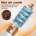 Hair Dryer Brush 5 in 1, Negative Ion Blow Dryer Brush Set - 110,000 RPM High -Speed Hot Air Brush Air Styler Curling Wrap Air Curler, Curling Iron Hair Styling Tool for Straight Curl Drying Smoothing