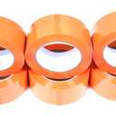 Orange Carton Sealing Tape, Packing Tape, Moving Tape, 2 Inch x 110 Yards, 2.0 Mil Thick, (6 Rolls) Heavy Duty