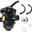 272526 262506 Sand Filter Multiport Valve 6-Way Clamp Style Valve 1-1/2 in Compatible with Pentair Sand Dollar Tagelus Starbright Pool and Spa Sand Filter Replaces 262506