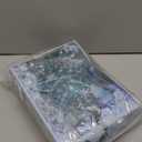 14.5cm Ice Blue Glitter Star Christmas Tree Topper Shatterproof for Christmas Tree Decorations Xmas Treetop Tree Crown Holiday Ornament