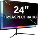 Computer Privacy Screen 24 inch, Removable 16:9 Aspect Ratio Widescreen Laptop Monitor,Eye Protection Anti Glare Blue Light Slide Mount Tabs Cover Screen Protector for Privacy Screen Filter 24 inch